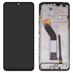 LCD compatible with Xiaomi Redmi 14R, black, with frame, Original PRC  