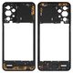 Housing Middle Part compatible with Samsung A236B Galaxy A23 5G, (black)
