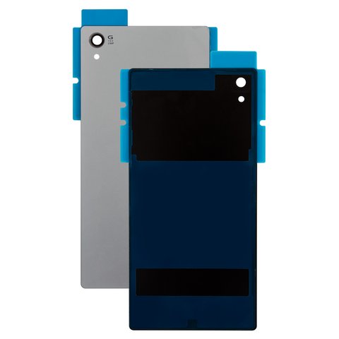 Panel trasero de carcasa puede usarse con Sony E6833 Xperia Z5+ Premium Dual, E6853 Xperia Z5+ Premium, E6883 Xperia Z5+ Premium Dual, plateada, chrome