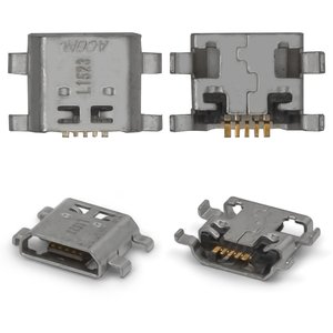 Conector de carga puede usarse con Huawei Honor 5A CAM AL00  5.5", Honor 7, P10 Lite, 5 pin, micro USB tipo B