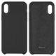 Funda Baseus puede usarse con Apple iPhone XS, negro, Silk Touch, #WIAPIPH58-ASL01