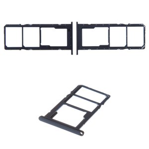 Sujetador de tarjeta SIM puede usarse con Samsung A025F DS Galaxy A02s, negro