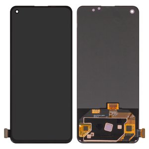 Pantalla LCD puede usarse con Realme GT 5G, GT Master; OnePlus Nord 2 5G, Nord 2T; Oppo Reno5 4G, Reno5 5G, Reno6, negro, sin marco, High Copy, OLED , RMX2202, CPH2159, PEGM00, PEGT00, CPH2145
