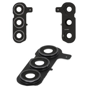 Vidrio de cámara puede usarse con Samsung S926 Galaxy S24 Plus, negro, con marcos