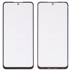 Vidrio de carcasa G+OCA PRO puede usarse con Xiaomi Poco X5 5G, Redmi Note 12 4G, Redmi Note 12 5G, con película OCA, negro