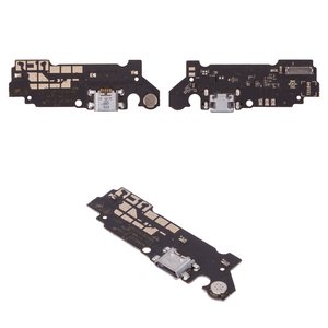 Cable flex puede usarse con ZTE Blade A31, del conector de carga, con micrófono, con componentes, High Copy, placa del cargador