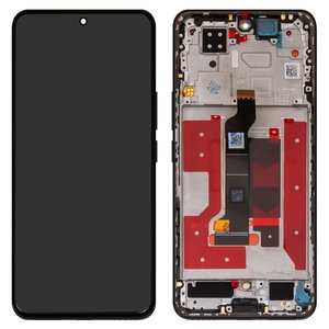 Pantalla LCD puede usarse con Huawei Honor 200, negro, con marco, Original PRC , ELI AN00, ELI NX9