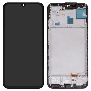 Pantalla LCD puede usarse con Samsung A155 Galaxy A15, A156 Galaxy A15 5G, negro, con marco, High Copy, original LCD size, OLED 