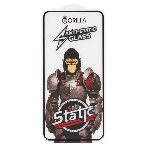 Vidrio de protección templado puede usarse con Google Pixel 5, Full Glue, compatible con estuche, Anti Static, negro, gorilla