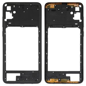 Parte media de carcasa puede usarse con Samsung A055 Galaxy A05, negra