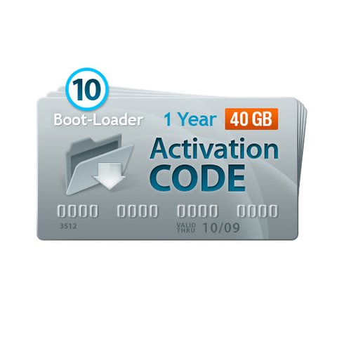 Активационный код Boot Loader v2.0 1 год, 10+2 кодов x 40+5 ГБ 