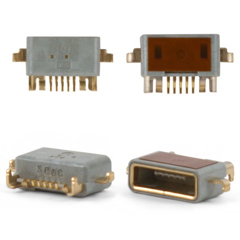 Конектор зарядки для Sony MT25 Xperia Neo L; Sony Ericsson LT15i, LT18i, MT11i Xperia neo V, MT15i Xperia Neo, X12, 5 pin, micro USB тип B