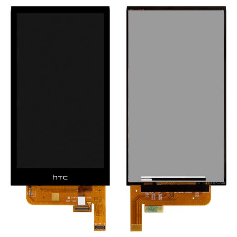 Дисплей для HTC Desire 510, черный, без рамки