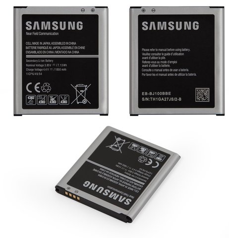 Акумулятор EB BJ100BBE для Samsung J100H DS Galaxy J1, Li ion, 3,8 В, 1850 мАг, Original PRC 