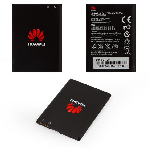 Акумулятор HB4W1 для Huawei U8951D Ascend G510, Li ion, 3,7 В, 1700 мАг, Original PRC 