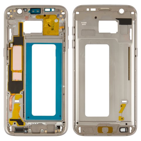 Середня частина корпусу для Samsung G935F Galaxy S7 EDGE, золотиста