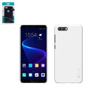 Чехол Nillkin Super Frosted Shield для Huawei Honor View 10 V10 , белый, с подставкой, матовый, пластик, #6902048151604