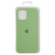 Чохол для iPhone 12 Pro Max, м'ятний, Original Soft Case, силікон, mint (01)