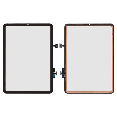 Сенсорный экран для iPad Air 2022 10.9", iPad Air 4 2020, черный, PRC, #A2324 A2072 A225 A2316