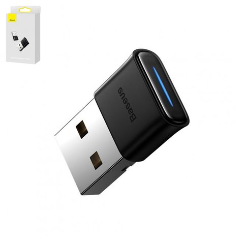 Bluetooth адаптер Baseus BA04, USB тип A, черный, bluetooth 5.0, #ZJBA000001