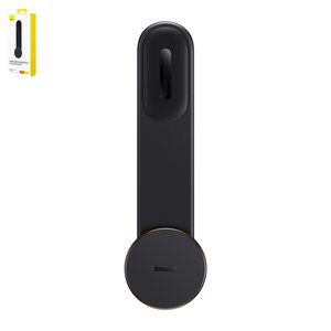 Автомобільний тримач Baseus C02 Pro Magnetic, чорний, магнітний, клейка основа, з безпровідною зарядкою, з USB кабелем тип C, 15 Вт, #C40156000111 00