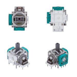 Механізм 3D джойстика для Sony PlayStation 5, 3 pin, зелений, 2,3 кОм, controller