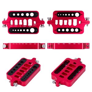 Зажим для пайки коннекторов XT60, XT90, T Plug, красный