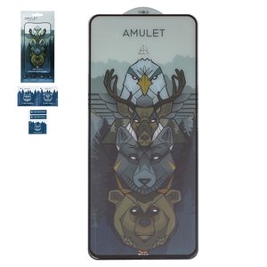 Защитное стекло iNobi Amulet для Xiaomi Poco M6 Pro 5G, Redmi 12, Full Glue, Anti Static, черный