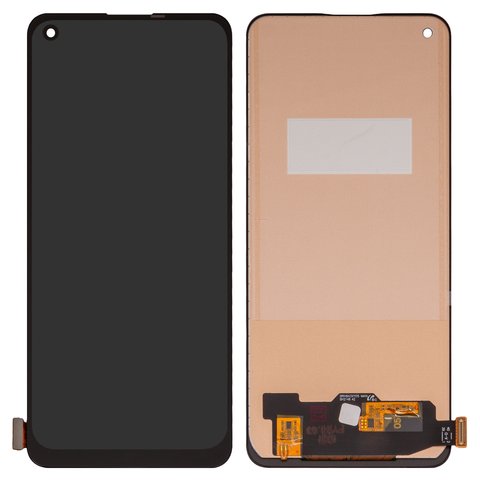 Дисплей для Oppo A74, F19, Reno5 Z, чорний, без рамки, Сopy, TFT CHP2219, CPH2203, CHP2365, CPH2365, CPH2205, CHP2219, CPH2219, CPH2285