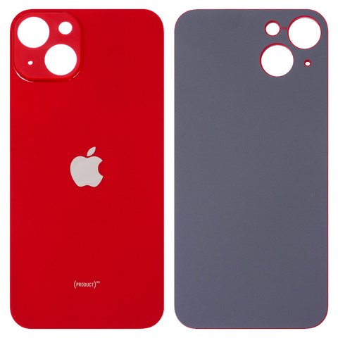 Задня панель корпуса для iPhone 13, червона, не потрібно знімати скло камери, Original PRC , big hole