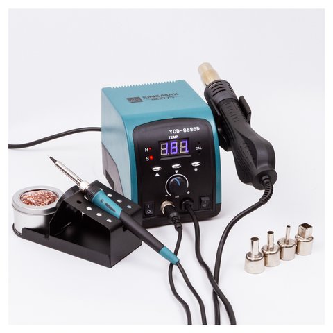 Паяльная станция термовоздушная Kingmax 8586D, турбинная