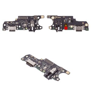 Шлейф для Xiaomi Redmi 15C 4G, Redmi 15C 5G, конектора зарядки, з мікрофоном, з компонентами, Original PRC , плата зарядки