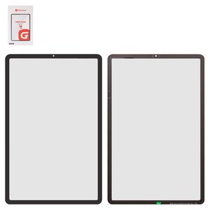 Скло корпуса G+OCA PRO для Xiaomi Mi Pad 5, Mi Pad 5 Pro, з ОСА плівкою, чорне