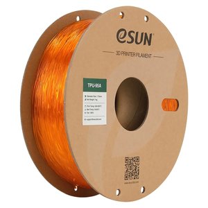 Филамент для 3D принтера eSUN TPU 95A Translucent Orange, 1 кг