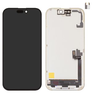 Дисплей для iPhone 17, чорний, з рамкою, High Copy, OLED , DD OLED hard