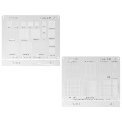 BGA трафарет 2UUL BG02, универсальный, 2 шт.