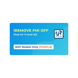 iRemove FMI OFF iPad Air 11 inch M2 лише WiFi моделі [iPad14,8]