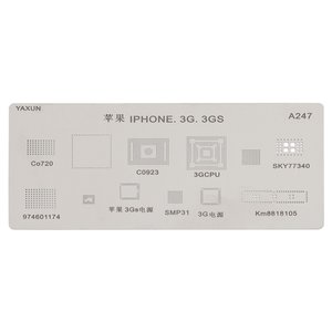 BGA-трафарет A247 для мобильных телефонов Apple, 12 в 1 BGA-трафарет A247 для мобильных телефонов Apple, 12 в 1