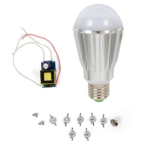 Juego de piezas para armar una lámpara LED para invernaderos SQ Q17 7 W E27 – cultivo de plantas