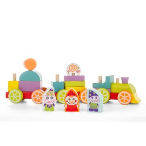 Juego de construcción CUBIKA "Tren de tesoros de enanitos" LP-4 Juego de construcción CUBIKA "Tren de tesoros de enanitos" LP-4
